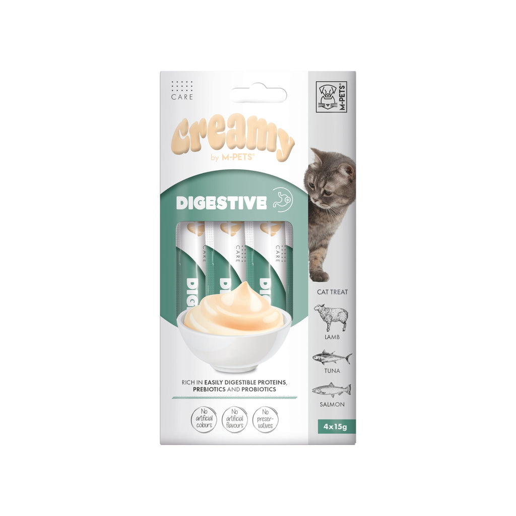 CREAMY with FUNCTIONS -  Cat treat Digestive - Lamb & Tuna & Salmon
