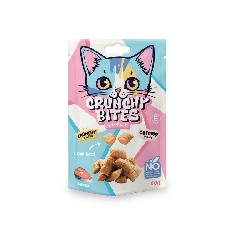 CRUNCHY BITES cat snack salmon flavour - 60 g
