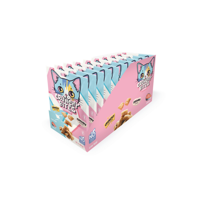 CRUNCHY BITES cat snack salmon flavour - 180 g
