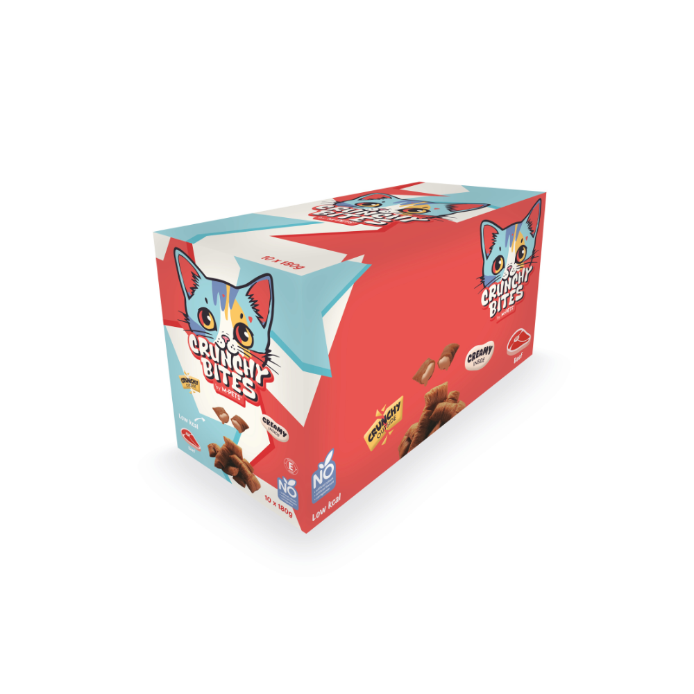 CRUNCHY BITES cat snack beef flavour - 180 g