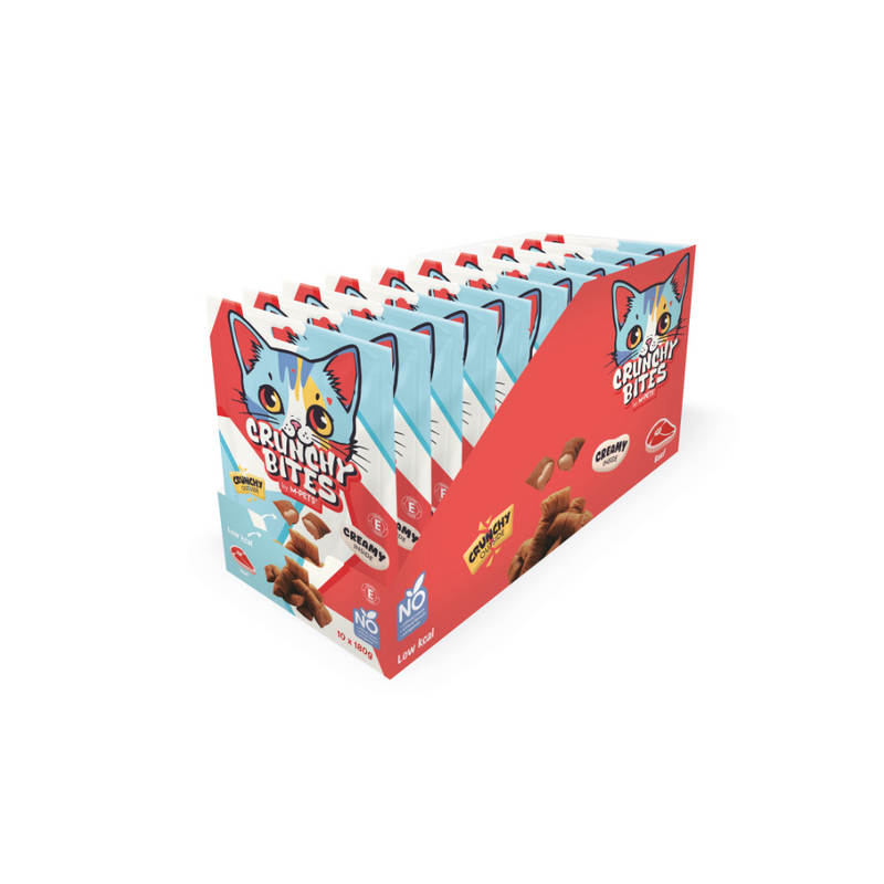 CRUNCHY BITES cat snack beef flavour - 180 g