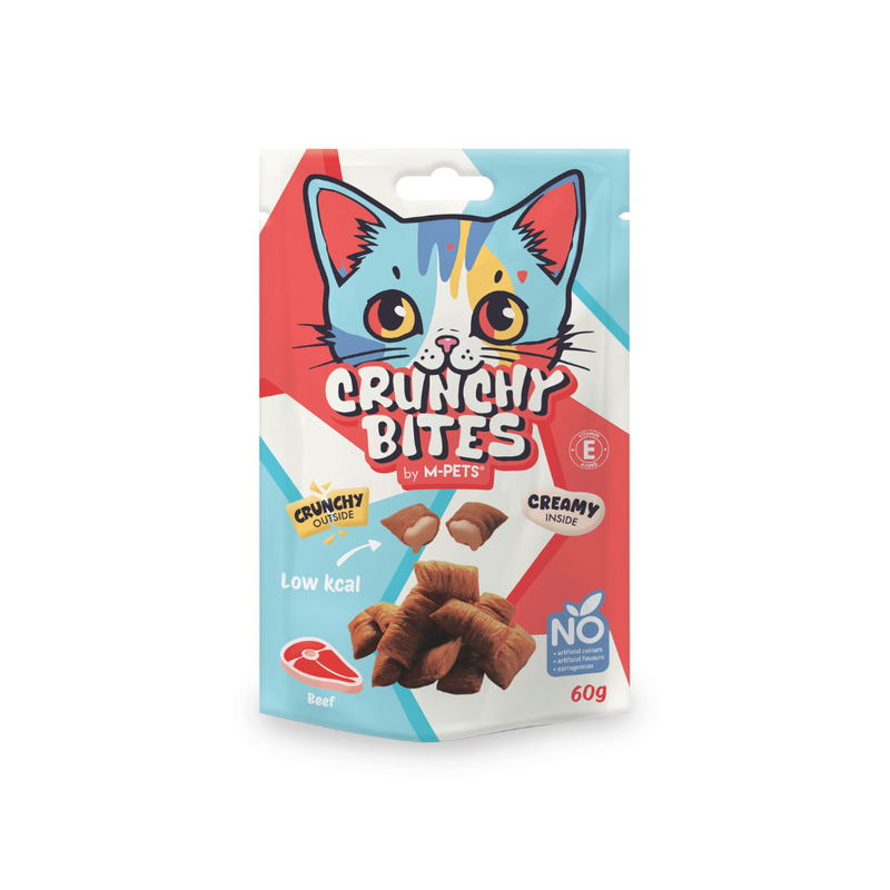 CRUNCHY BITES cat snack beef flavour - 60 g