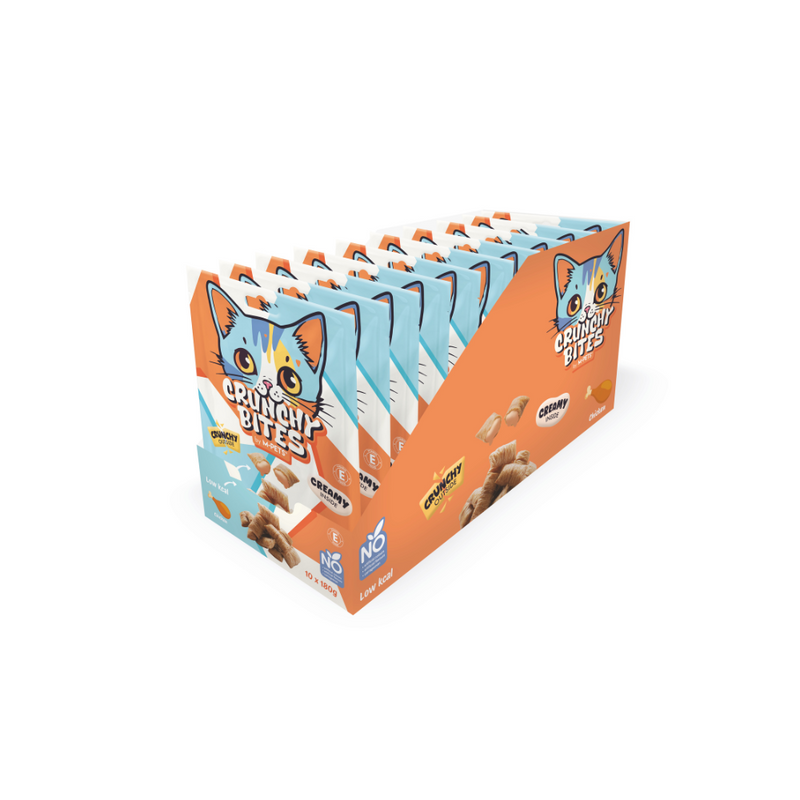 CRUNCHY BITES cat snack chicken flavour - 180 g