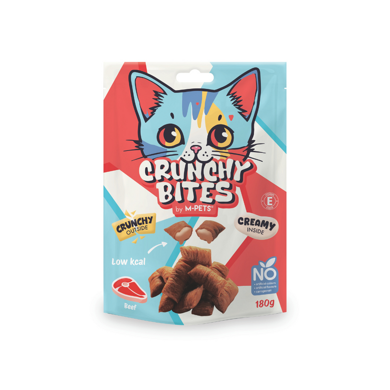 CRUNCHY BITES cat snack beef flavour - 180 g