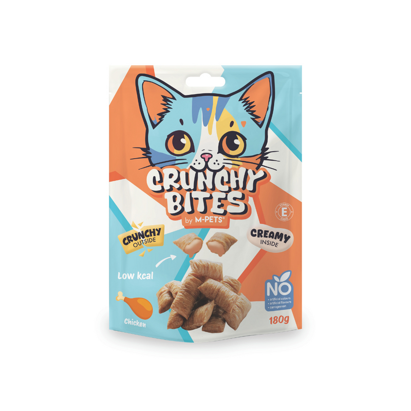 CRUNCHY BITES cat snack chicken flavour - 180 g