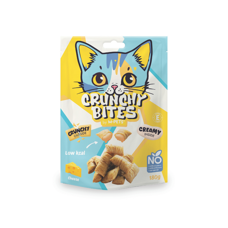 CRUNCHY BITES cat snack cheese flavour - 180 g