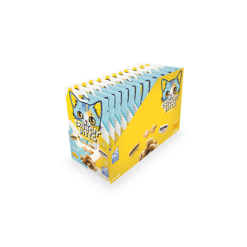 CRUNCHY BITES cat snack cheese flavour - 60 g