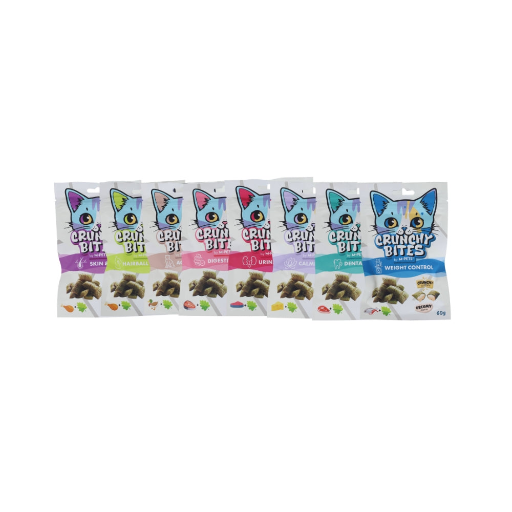 CRUNCHY BITES Cat Treats with function DENTAL CARE - 60 g