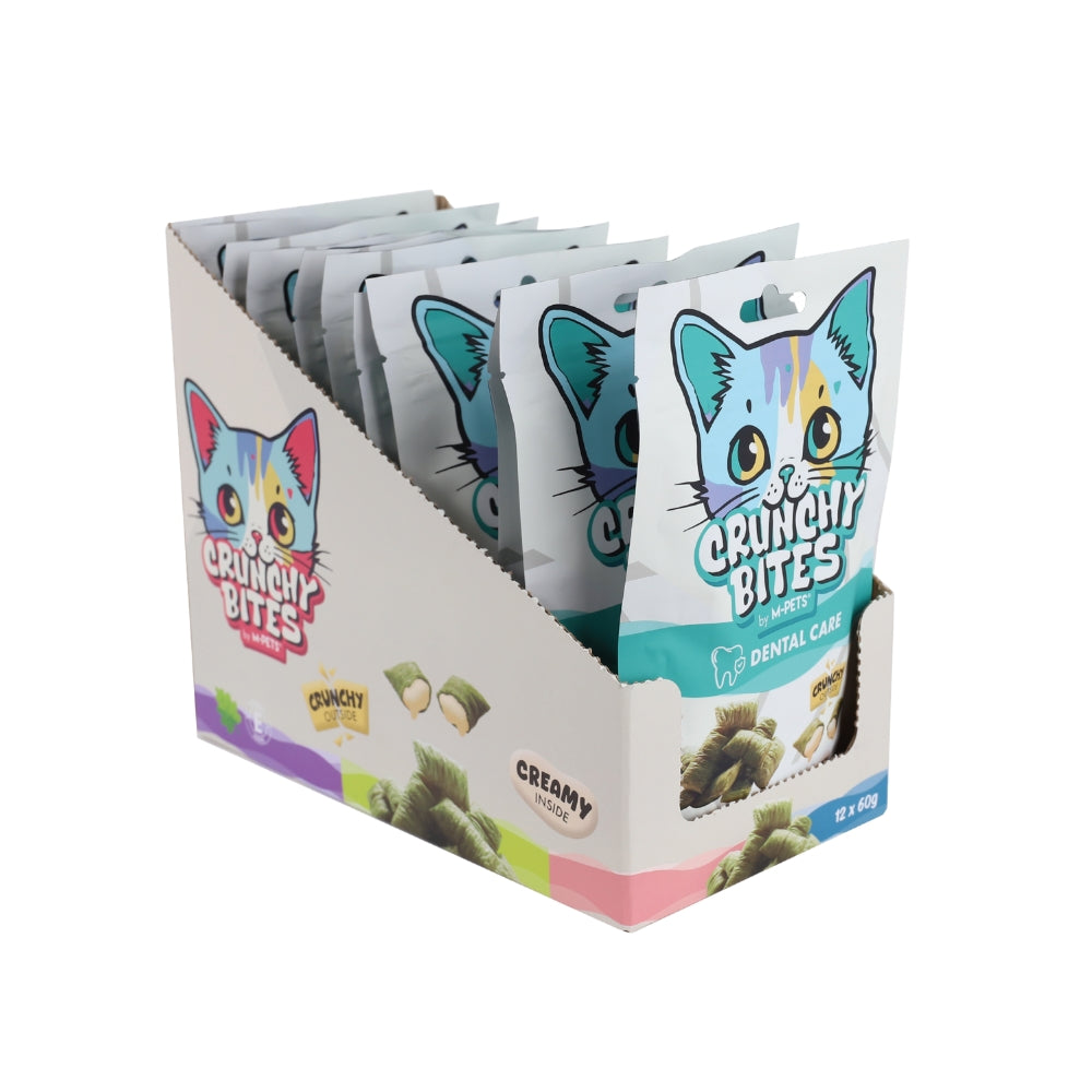 CRUNCHY BITES Cat Treats with function DENTAL CARE - 60 g