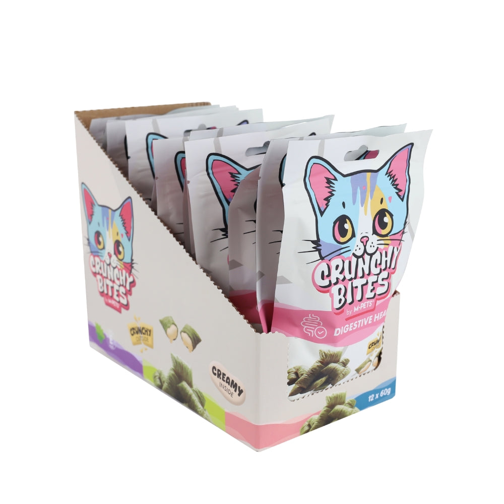 CRUNCHY BITES Cat Treats with function DIGESTIVE HEALTH - 60 g