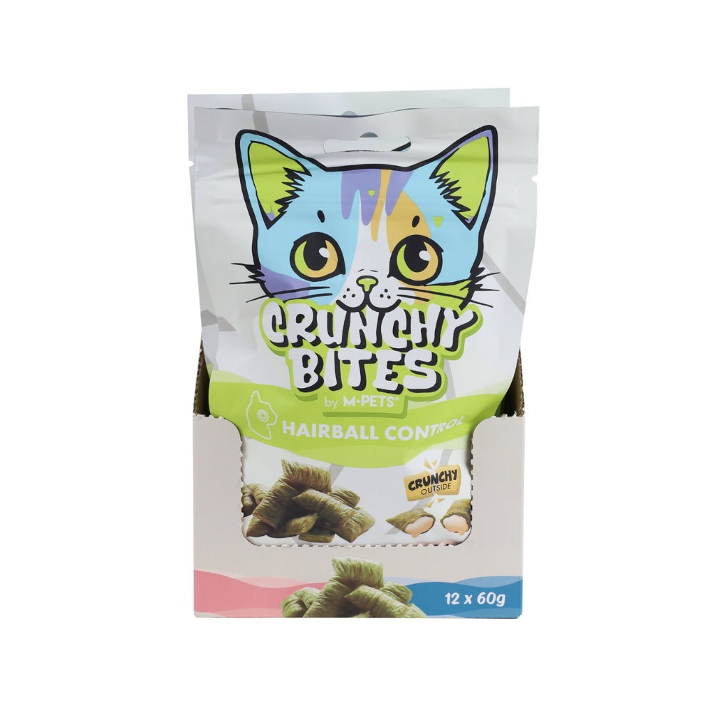 CRUNCHY BITES Cat Treats with function HAIRBALL CONTROL - 60 g