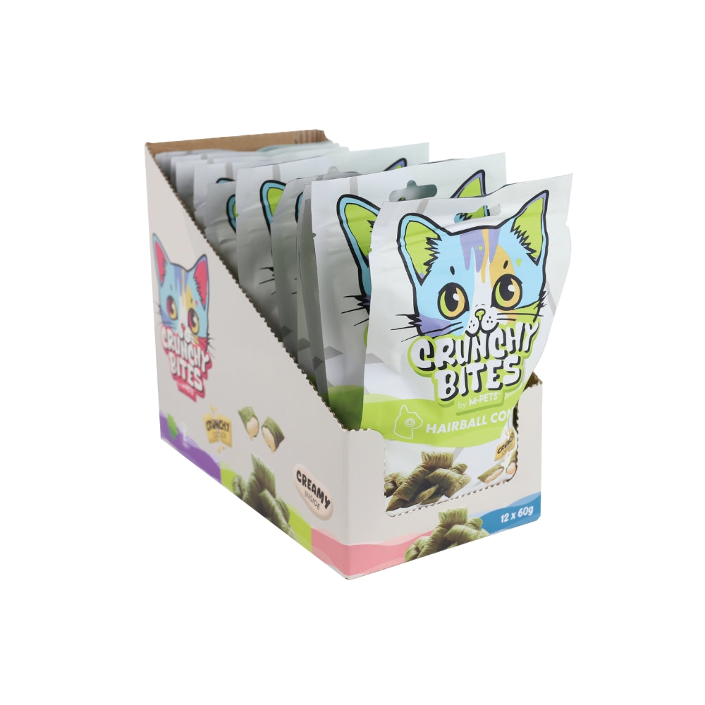 CRUNCHY BITES Cat Treats with function HAIRBALL CONTROL - 60 g