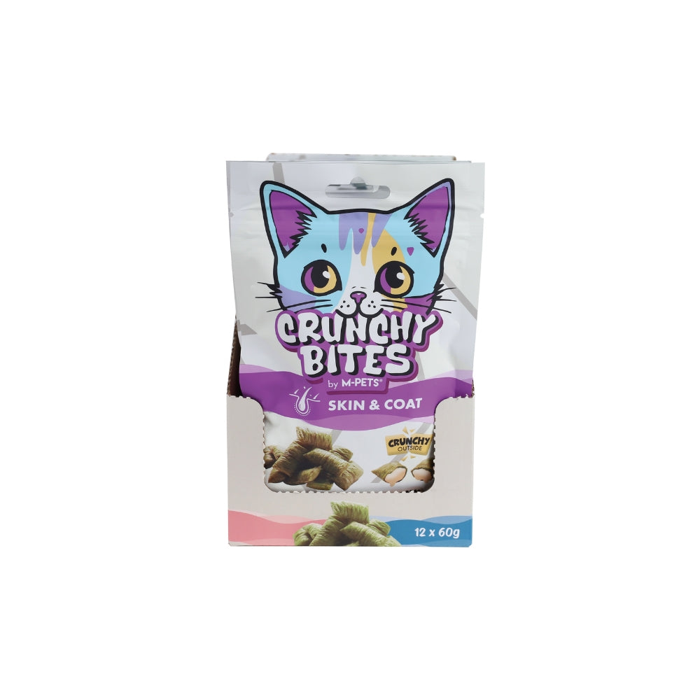 CRUNCHY BITES Cat Treats with function SKIN COAT - 60 g