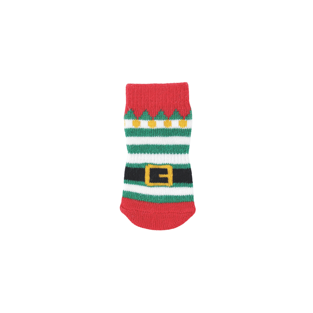 CHRISTMAS Pet Socks ELF SOCKS 4pcs