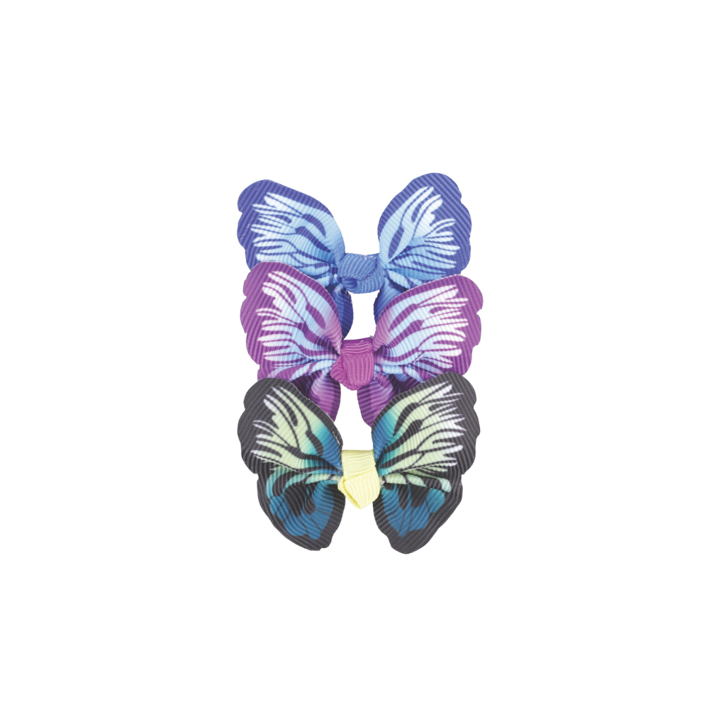 GLAM Hair Accessories for pets rubber band - Blue/Purple/Green