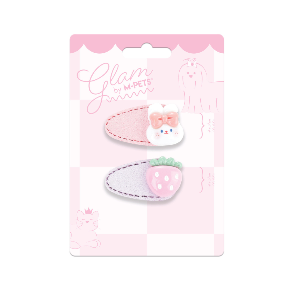 GLAM Hair Accessories for pets clip - Pink