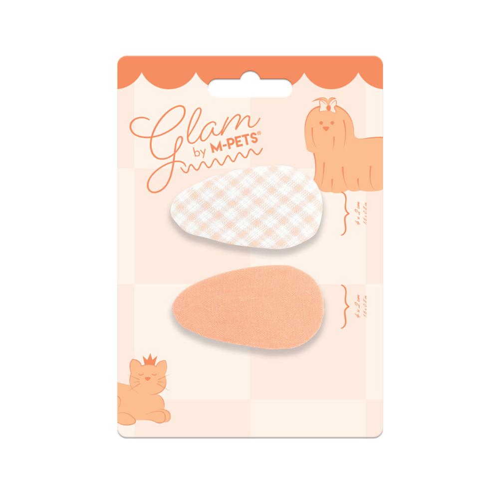 GLAM Hair Accessories for pets clip - Orange