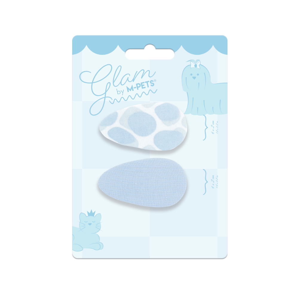 GLAM Hair Accessories for pets clip - Blue