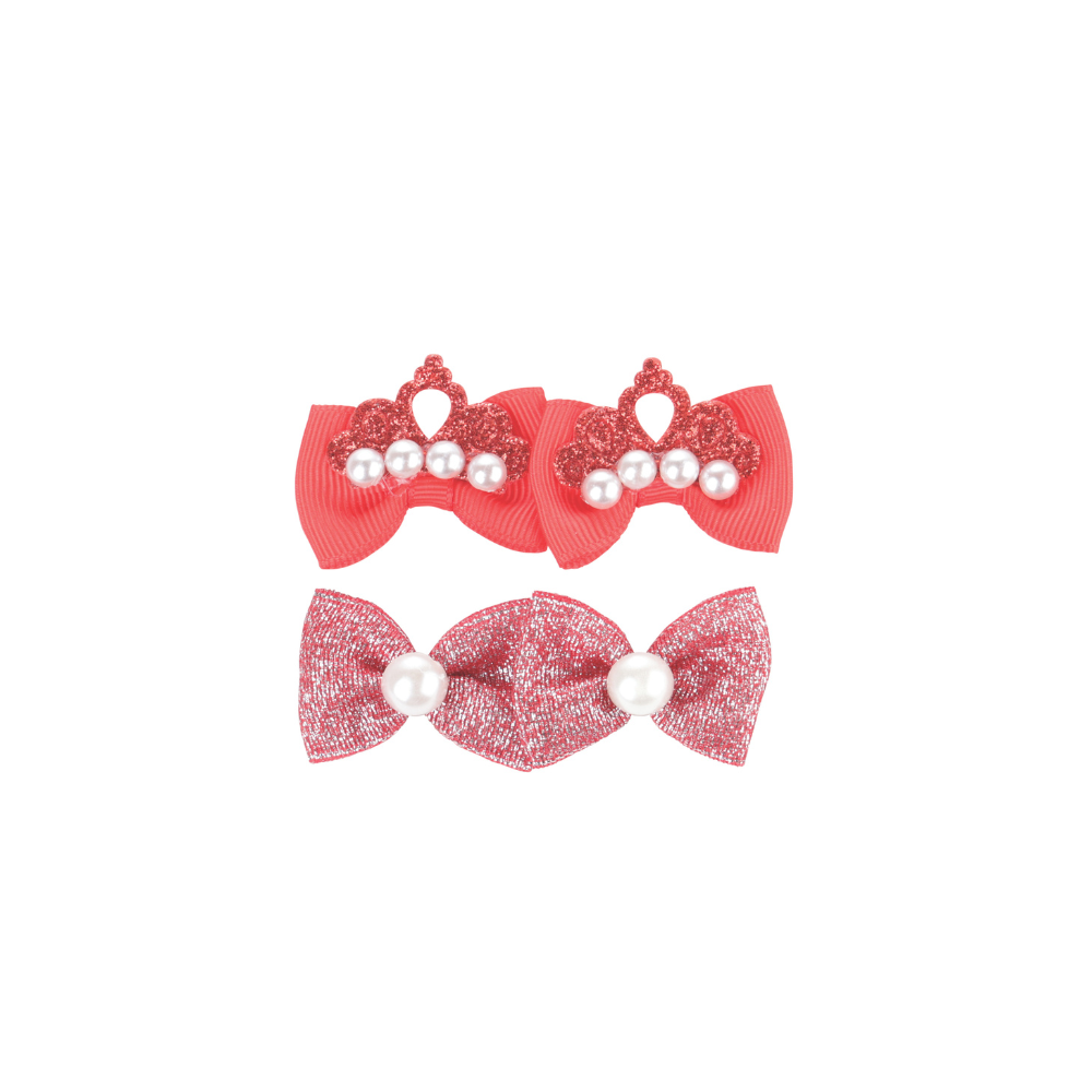 GLAM Hair Accessories for pets rubber band - Red
