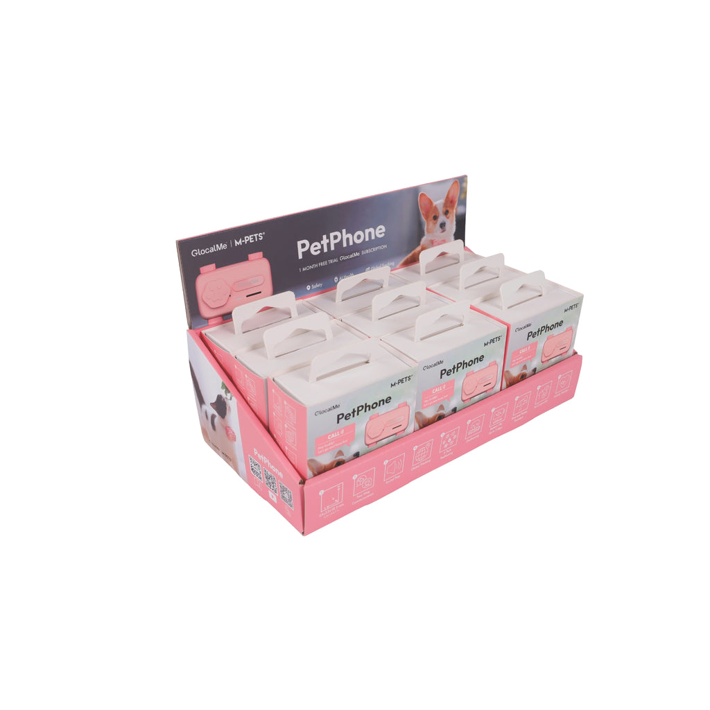 GLocalMe PETPHONE Rose Pink - with display