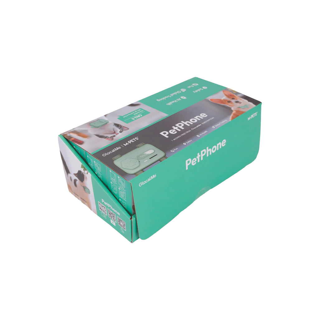 GLocalMe PETPHONE Sage Green - with display