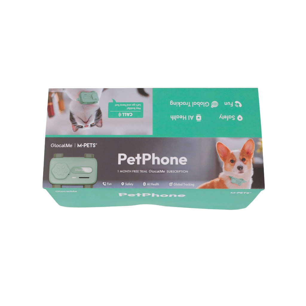 GLocalMe PETPHONE Sage Green - with display