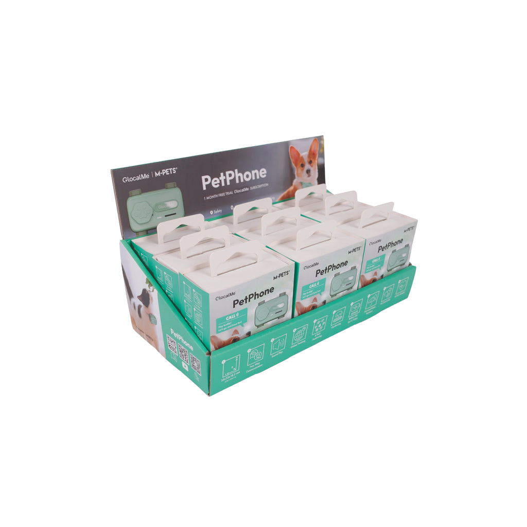 GLocalMe PETPHONE Sage Green - with display