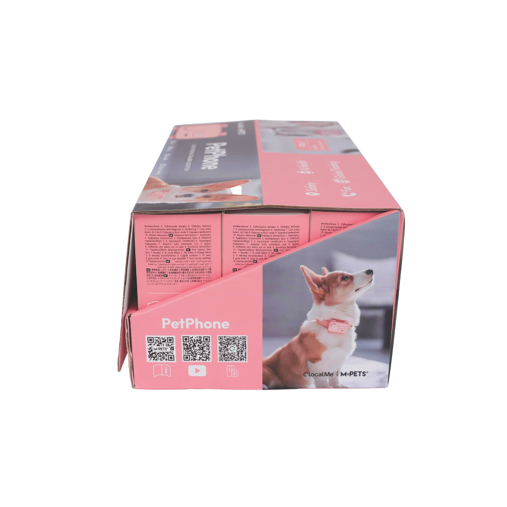 GLocalMe PETPHONE Rose Pink - with display