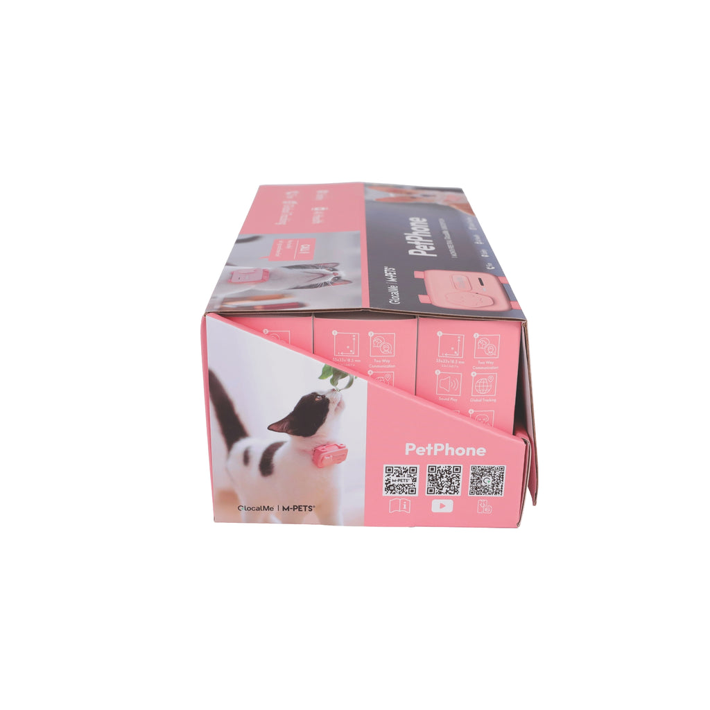 GLocalMe PETPHONE Rose Pink - with display