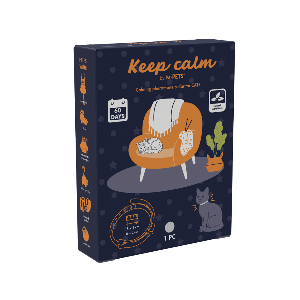 KEEP CALM - Calming pheromone collar for cats 1pc