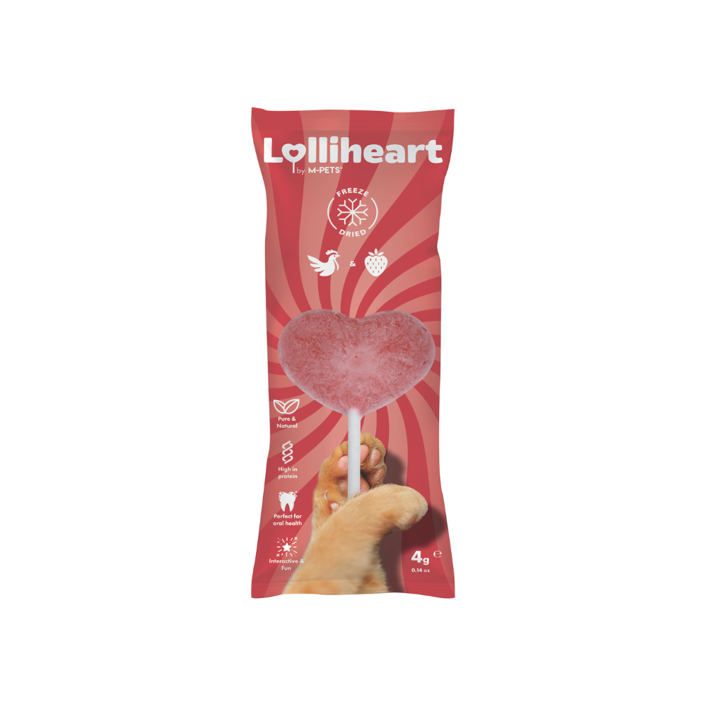 Lolliheart Cat treat Chicken & Strawberry Display