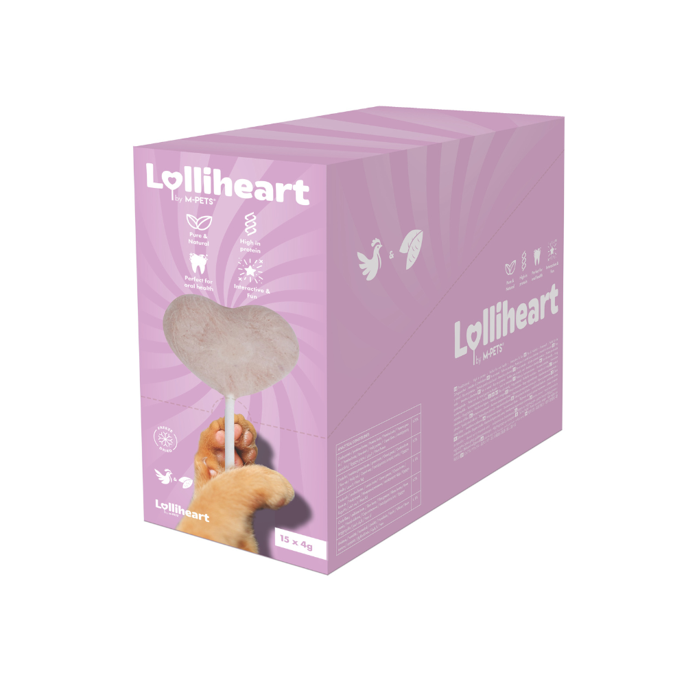Lolliheart Cat treat Chicken & Purple Potato Display