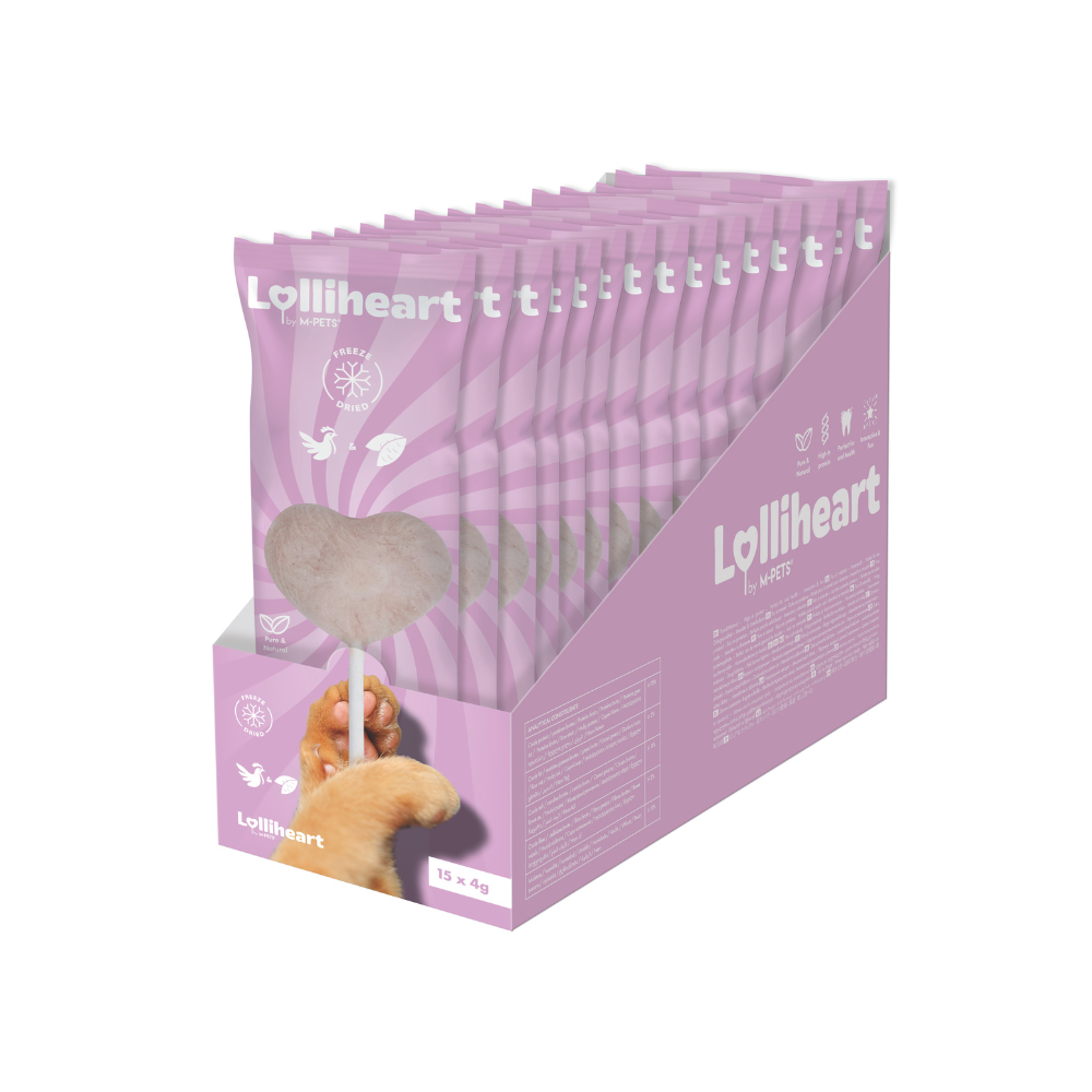 Lolliheart Cat treat Chicken & Purple Potato Display