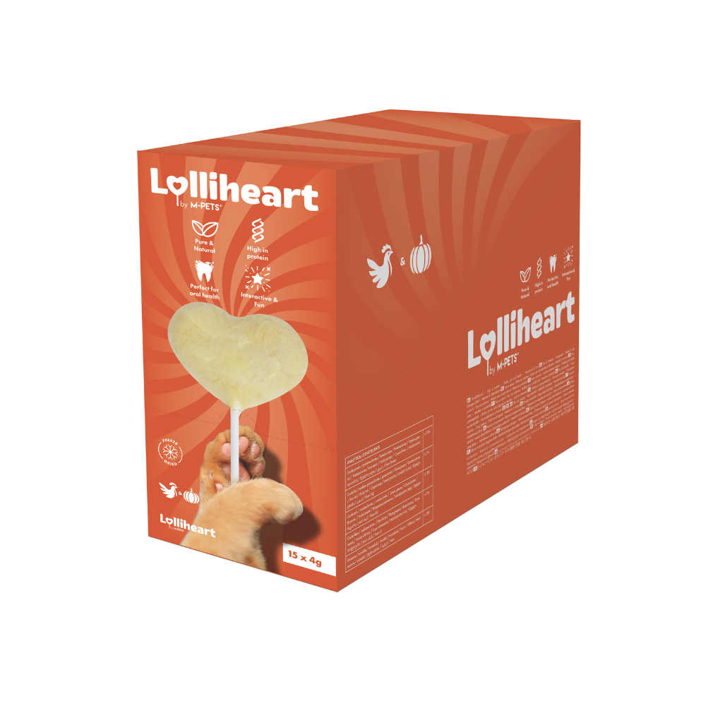 Lolliheart Cat treat Chicken & Pumkin Display