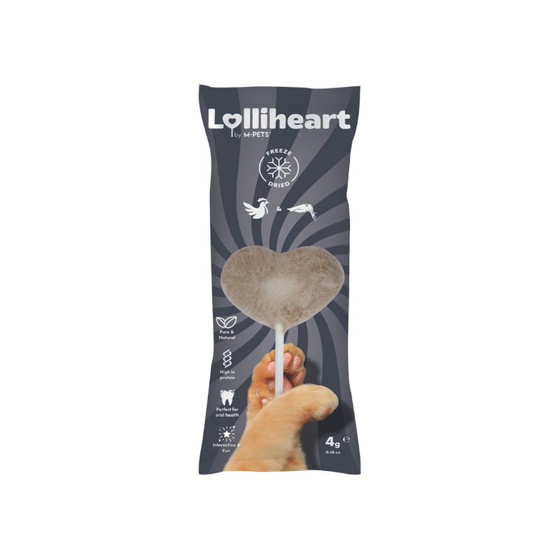 Lolliheart Cat treat Chicken & Cuttle Fish Display
