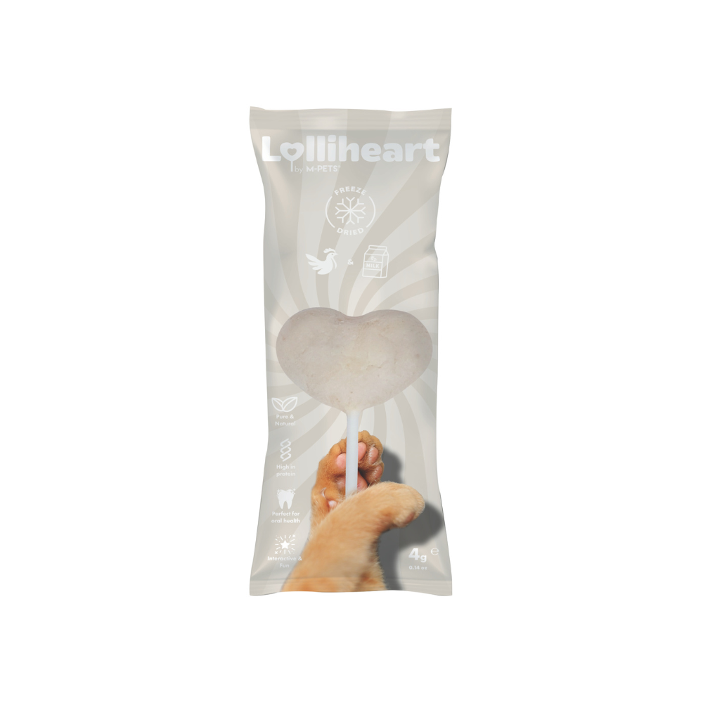 Lolliheart Cat treat Chicken & Milk Display