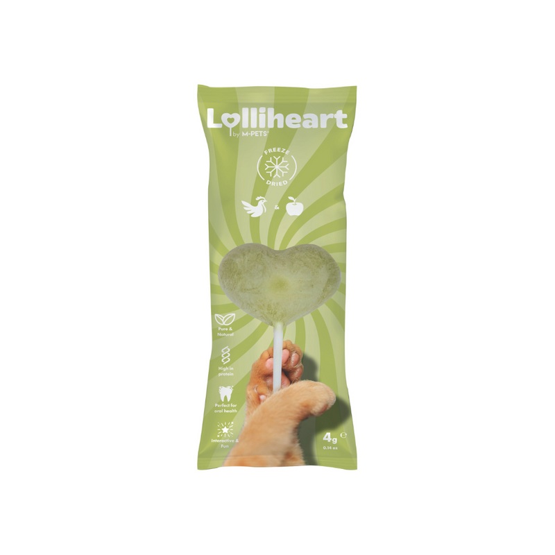 Lolliheart Cat treat Chicken & Apple Display