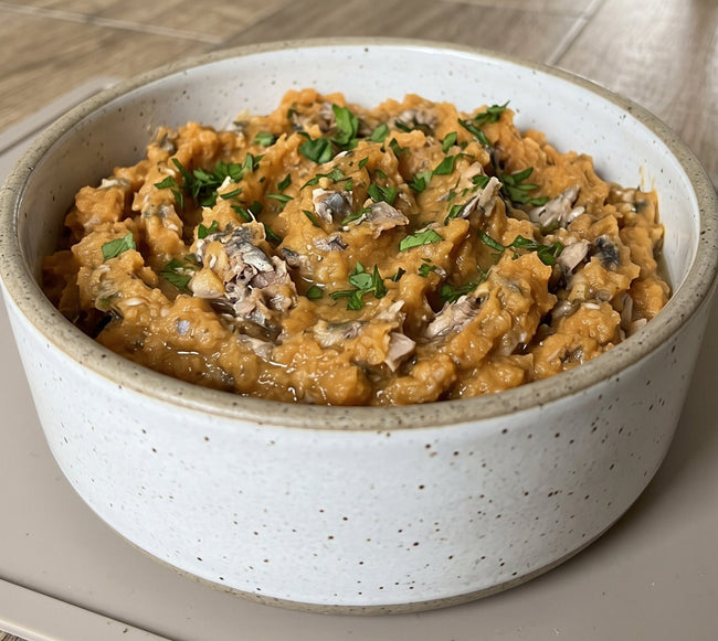 Sweet Potato & Sardine Tasty Mash