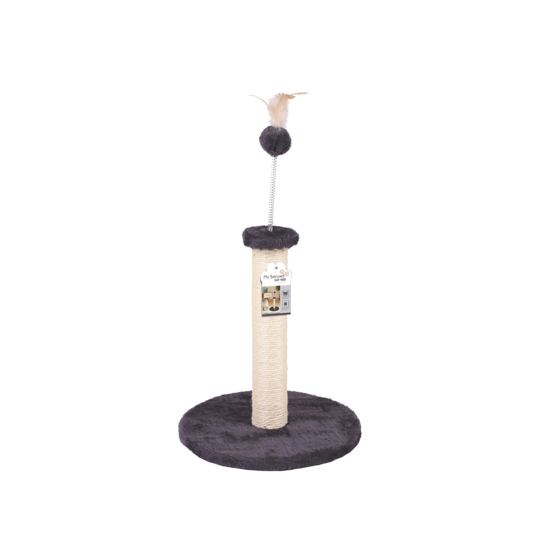 MY SECOND CAT TREE Feather Dark Grey