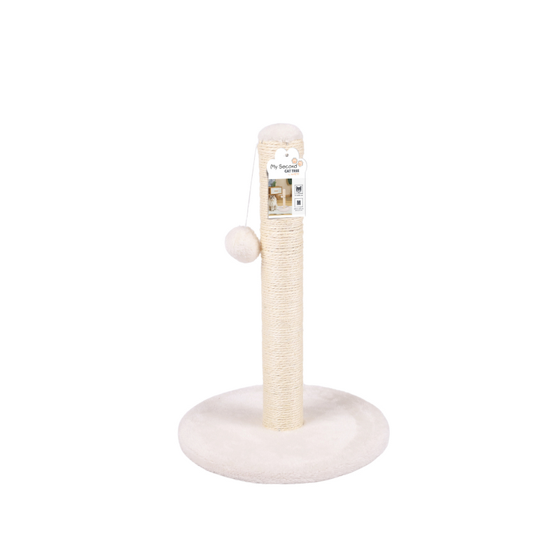 MY SECOND CAT TREE Pompom White