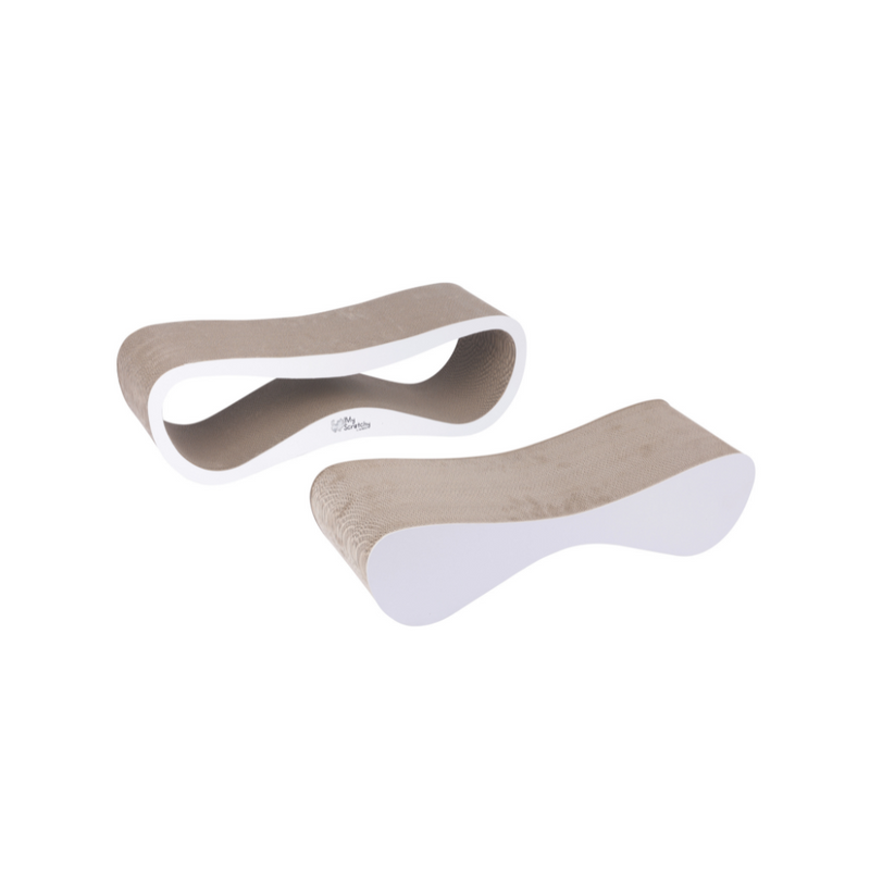 MY SCRATCHY Cat Scratcher CHICAGO - White