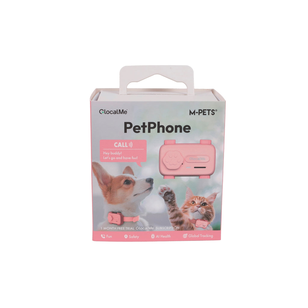 GLocalMe PETPHONE Rose Pink - with display