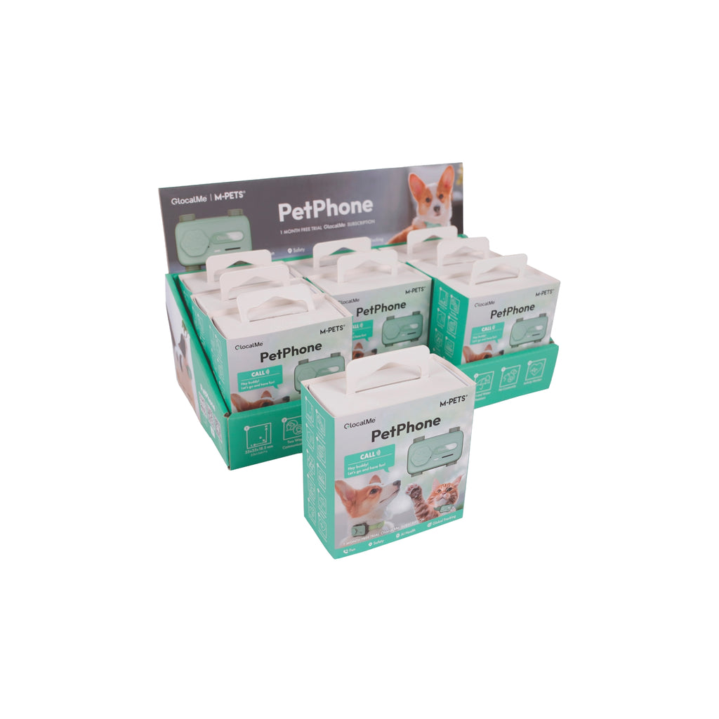 GLocalMe PETPHONE Sage Green - with display