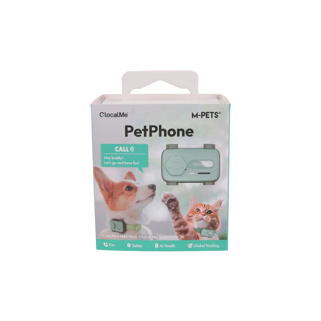 GLocalMe PETPHONE Sage Green - with display