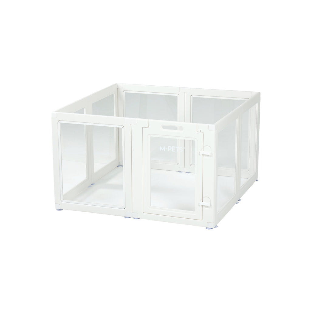 BLANCHE Puppy pen 8 panels S white