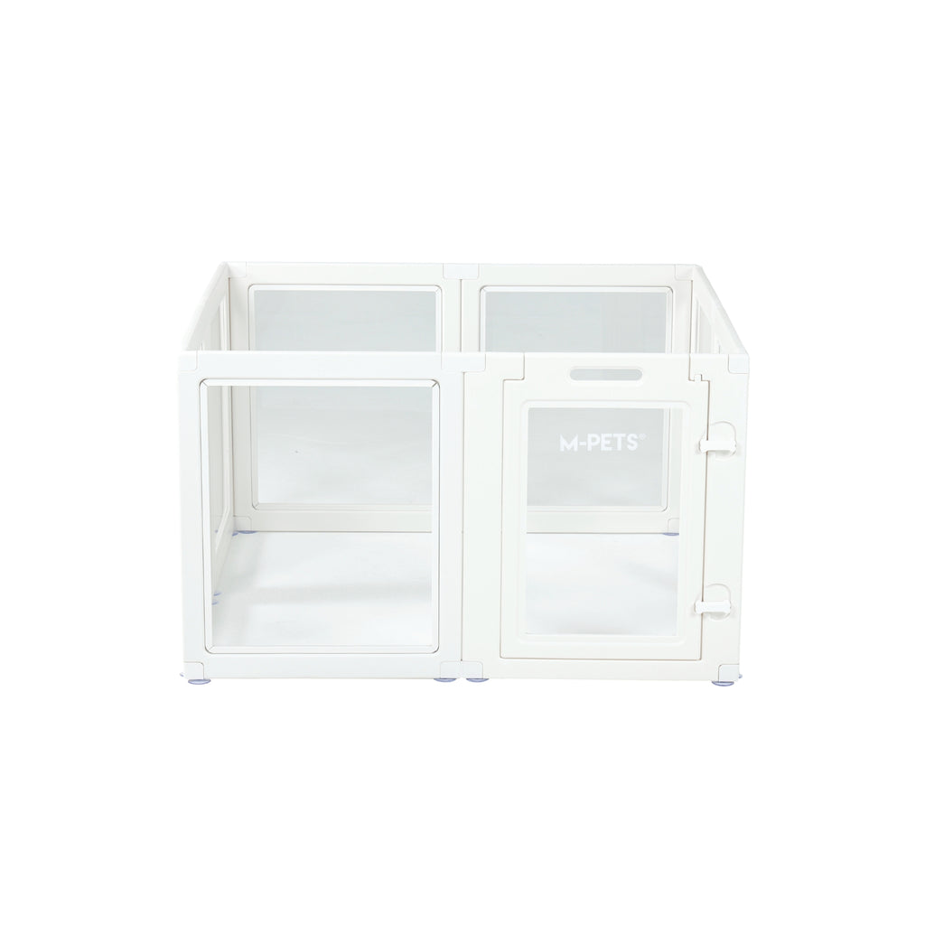 BLANCHE Puppy pen 8 panels S white