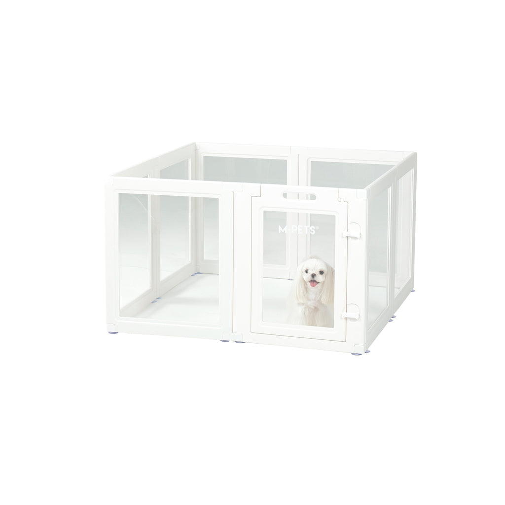 BLANCHE Puppy pen 8 panels S white