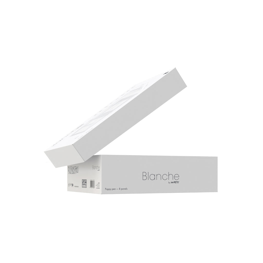 BLANCHE Puppy pen 8 panels S white