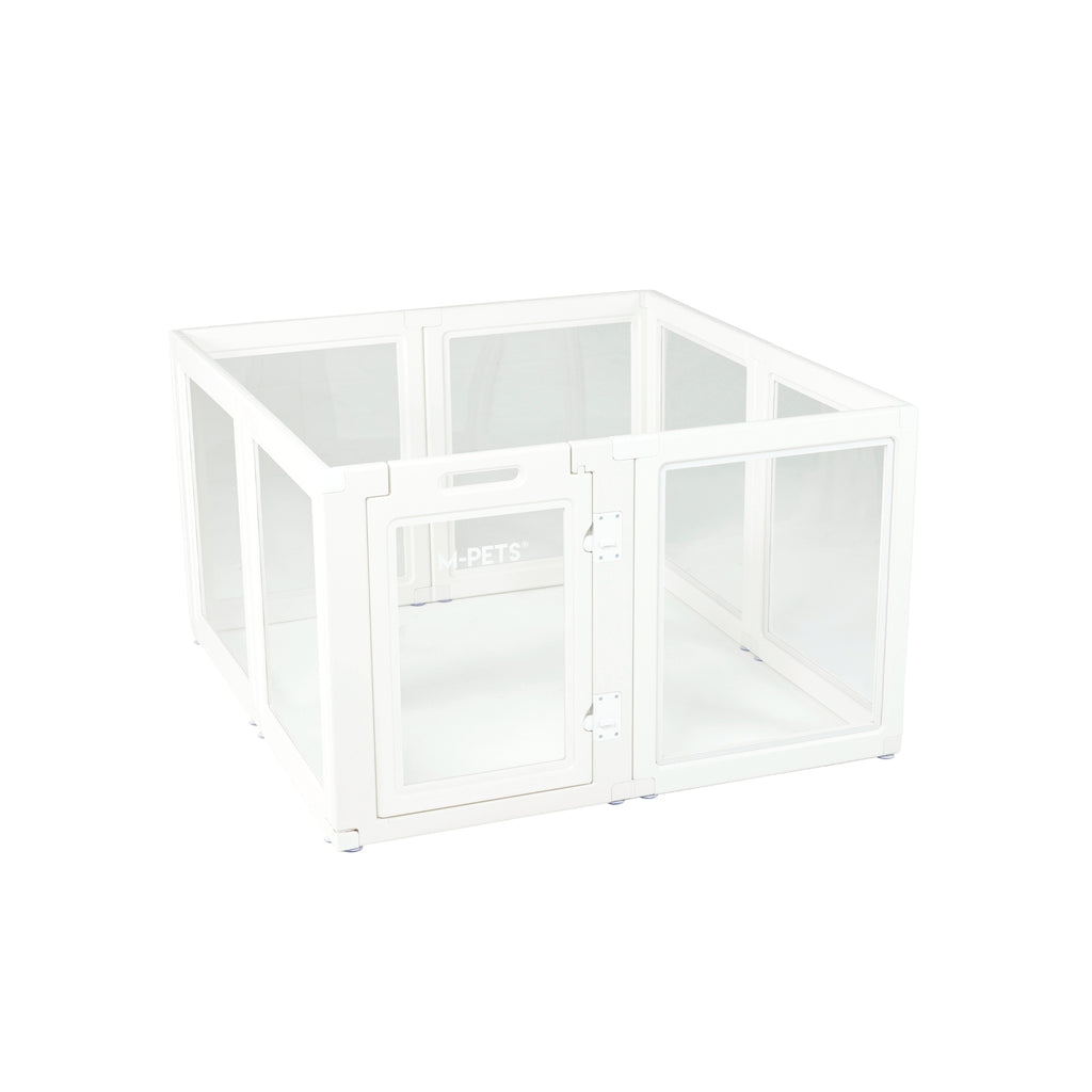 BLANCHE Puppy pen 8 panels L white