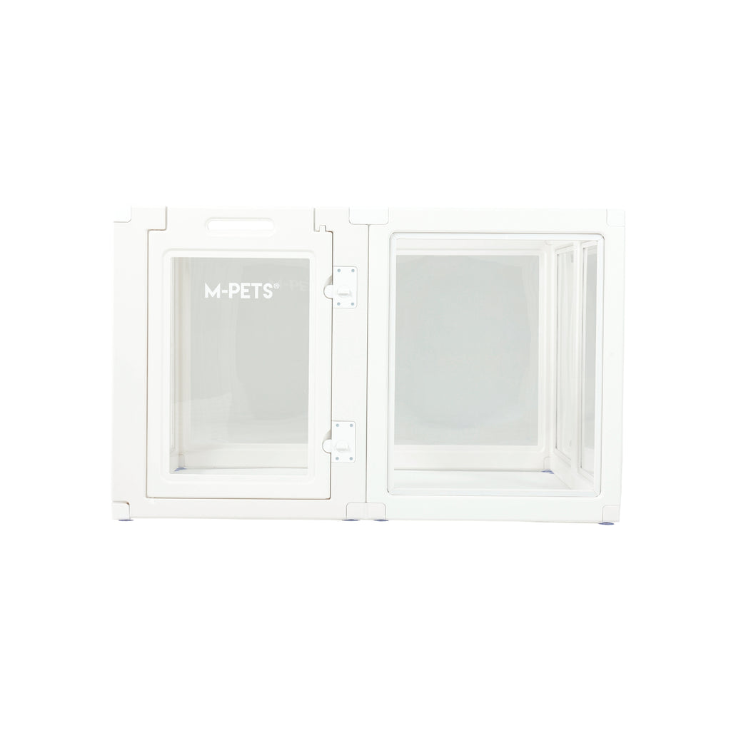 BLANCHE Puppy pen 8 panels L white